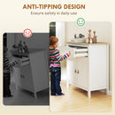 HOMCOM Sideboard With Drawer, Adjustable Shelf For Living Room