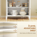 HOMCOM Sideboard With Drawer, Adjustable Shelf For Living Room