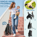 AIYAPLAY Baby Stroller with Adjustable Seat, Travel Pushchair