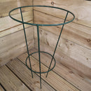 Tom Chambers Urban Green Conical Garden Plant Support Ring 30cm -  Medium