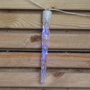 6.9m Icicle Christmas Chaser Lights with 72 Blue LEDs