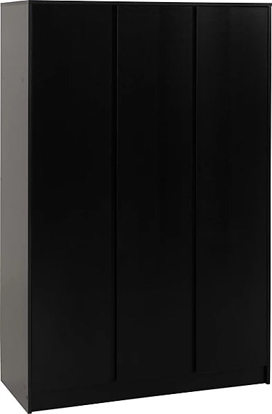 MALVERN 3 DOOR WARDROBE - BLACK