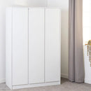 MALVERN 3 DOOR WARDROBE - WHITE