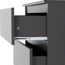 MALVERN 4 DRAWER CHEST - GREY - GREY