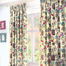 D & D Marinelli Pencil Pleat Curtains in Teal