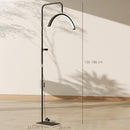 HOMCOM Half Moon Lash Light, Beauty Floor Lamp with Rotatable Head