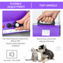 PawHut 2800W Dog Hair Dryer Pet Grooming Blaster Blower Dryer 3 Nozzles, Purple