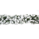 Premier 2.7m Snow Flocked Pine Christmas Garland with Glitter Finish
