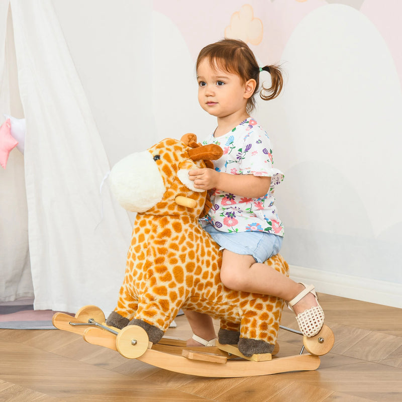 HOMCOM Children's Rocking Giraffe