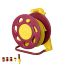 15m Pro Wall Mounted Garden Hose Pipe with Spray Nozzle & Storage Reel