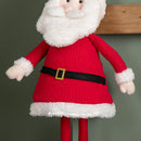 1.8m Tall Extendable Plush Santa Decoration with Telescopic Legs