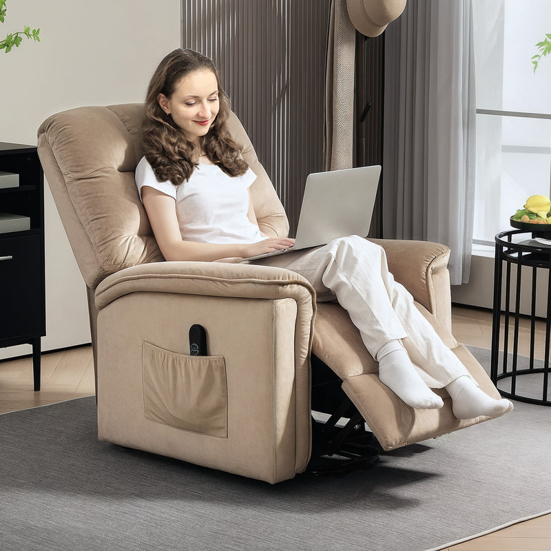 HOMCOM Power Lift Recliner Chair for Elderly w/ Remote Control