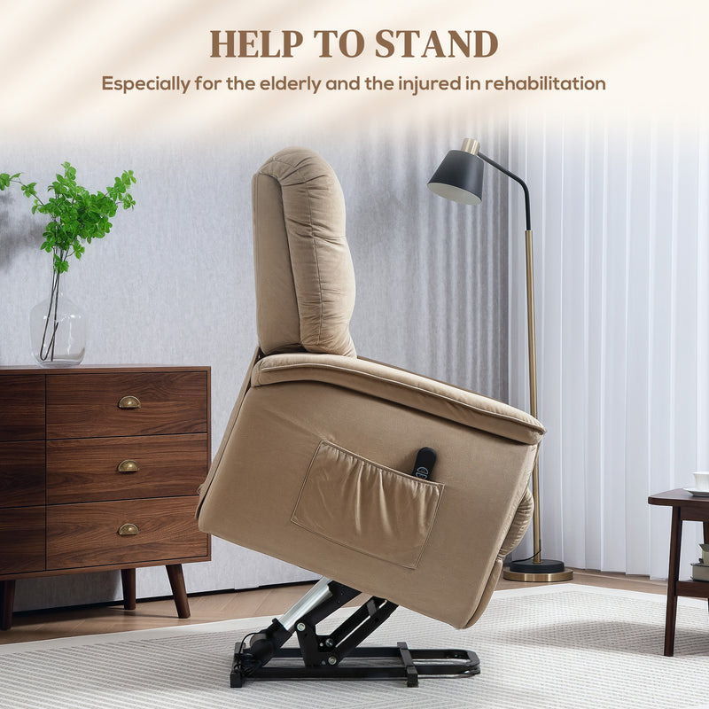 HOMCOM Power Lift Recliner Chair for Elderly w/ Remote Control
