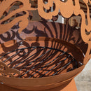57cm Steel Helios Fireglobe Outdoor Garden Fire Pit