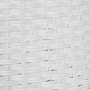 47cm x 46cm Samuel Alexander Foldable Faux Rattan Christmas Tree Skirt in White
