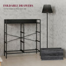 HOMCOM Bedroom Chest of Drawers 6 Drawer Dresser w/ Shelf