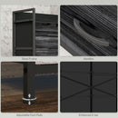 HOMCOM Bedroom Chest of Drawers 6 Drawer Dresser w/ Shelf