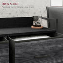 HOMCOM Bedroom Chest of Drawers 6 Drawer Dresser w/ Shelf