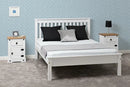 MONACO 4'6" DOUBLE LOW END BED - WHITE