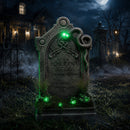 60cm (2ft) Battery Powered "For Rent" Halloween Graveyard Tombstone with LED Lights