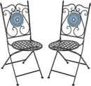 Set Of 2 Mosaic Chairs