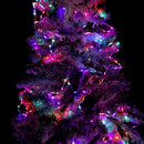 2.6m Set of 10 Star Curtain Lights 227 Rainbow LEDs Microbrights String Lights