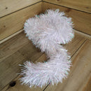 2m x 10cm Festive Tinsel Garland Christmas Tree Decoration Iridescent White