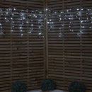16m 640 LED Frosted IcicleBrights Christmas String Lights in Cool White