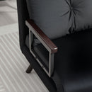 HOMCOM Click Clack Single Chair Bed Settee for Living Room