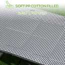 Outsunny Camping Bed w/ Carry Bag, Magazine Bag & Cup Holder, Black