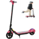 SPORTNOW Electric Scooter, Lightweight E Scooter With LED Display, Pink