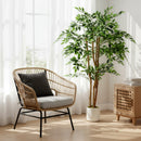 HOMCOM Artificial Ficus Tree, Faux Plant For Home Decor