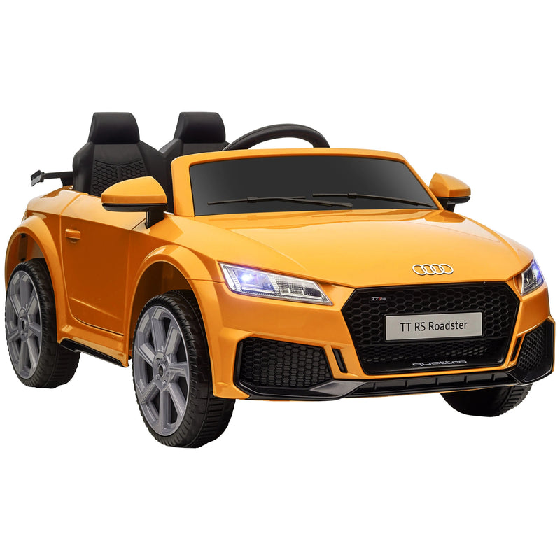 HOMCOM Kids Licensed Audi TT -Yellow