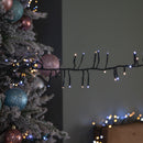 12.4m 960 LED Christmas Cluster String Lights with Timer in White & Warm White