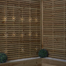 1.2m x 1.3m Light up Twinkling Snowflake Christmas Curtain Light with Warm White LEDs