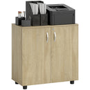 Vinsetto 2-Tier Locking Filing Cabinet Office Storage Cabinet
