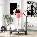 HOMCOM 40 Inch Foldable Mini Fitness Trampoline With Foam Handle