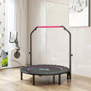 HOMCOM 40 Inch Foldable Mini Fitness Trampoline With Foam Handle