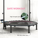 HOMCOM 40 Inch Foldable Mini Fitness Trampoline With Foam Handle