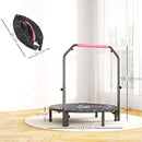 HOMCOM 40 Inch Foldable Mini Fitness Trampoline With Foam Handle