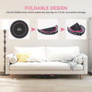 HOMCOM 40 Inch Foldable Mini Fitness Trampoline With Foam Handle