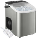 HOMCOM Ice Maker Machine Countertop, 9 Cubes Ready in 7 Mins, 12 KG in 24Hrs