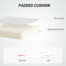 HOMCOM Modern Vanity Computer Desk Chair with Rolling Wheels