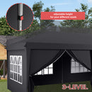 Outsunny 3 x 6m Pop Up Gazebo Height Adjustable Party Tent w/ Storage Bag Grey