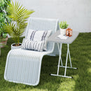 Outsunny Folding Coffee Table, Height Adjustable Bistro Table