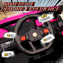 AIYAPLAY Kids Electric Car with Remote Control for Kids 3-5 Years, Pink