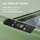 Outsunny Car Refrigerator 12V Portable Freezer For Camping, Light Green