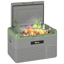 Outsunny Car Refrigerator 12V Portable Freezer For Camping, Light Green