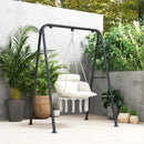 Outsunny Hammock Chair, Boho Hanging Swing Chair with Cushion