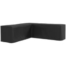 Outsunny L-Shaped Rattan Corner Sofa Cover Waterproof Oxford Fabric 250x250x79cm